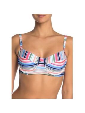 Athena Stripe Underwire Bikini Top